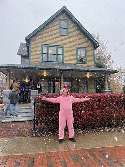 Yup got to visit the Christmas Story house while on tour in Cleveland Ohio.