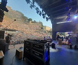 Jazz à Vienne France 10,000 people. Roman built amphitheater constructed around the time Jesus was walking the Earth.